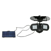 Techko Solar Security Light - Twin Light (with Removable Panel)