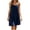 Blue#2, variant on Hvogkswy Cotton Linen Nightgowns for Women Solid Sleeveless Crew Neck Camisole Dresses Soft Breathable Home Sleep Dress