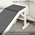 thumbnail image 3 of PawHut 60" Pet Ramp for Dogs & Cats with Non-Slip Carpet, White, 3 of 9