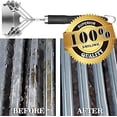 thumbnail image 7 of Grill Brush and Scraper Bristle Free – Safe BBQ Brush for Grill – 18'' Stainless Grill Grate Cleaner - Safe Grill Accessories for Porcelain/Weber Gas/Charcoal Grill – Gifts for Grill Wizard, 7 of 7