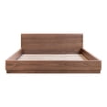 thumbnail image 2 of Moe's Home Collection Round Off Bed Wood Brown, 2 of 7