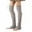 Gray, variant on Women's Cable Knit Thigh High Socks Over the Knee Sock Extra Long Leg Warmers Solid Color Warm Knitted Yarn Leg Cover And Winter Over Knee Long Sock Cover