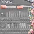 thumbnail image 3 of 240Pcs Sandwich Dual Nail Form, 240PCS Sandwich Nail Form, Original Sandwich Nails Dual Forms, Professional Gel Nails Extension Forms Duals-Sided, for Beginners & Technicians (A) P, 3 of 7
