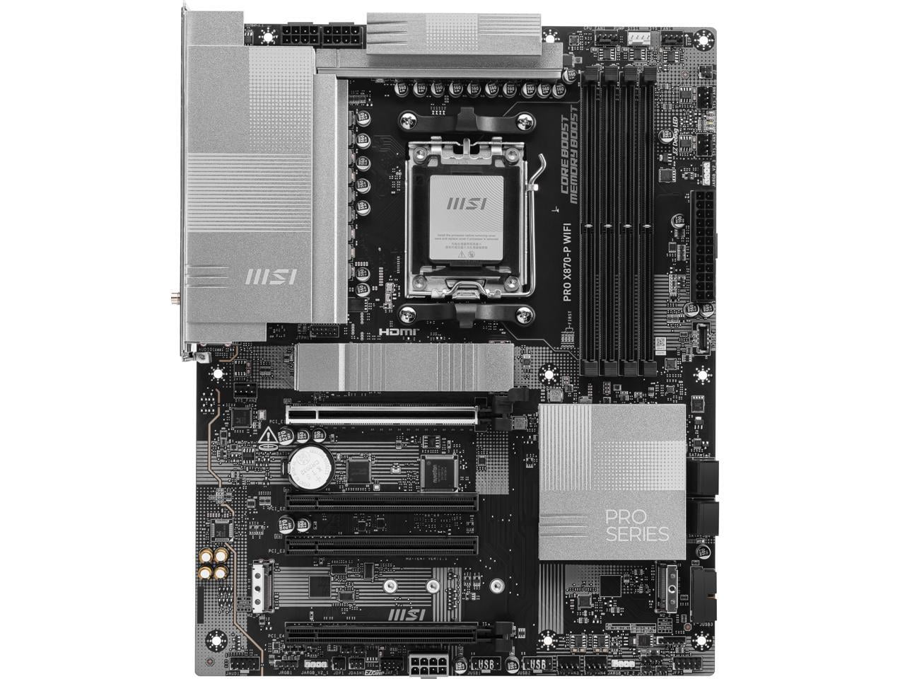 MSI X870-P WIFI Gaming Desktop Motherboard - AMD X870 Chipset - Socket AM5 - ATX (prox870-pwifi)