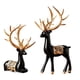 thumbnail image 5 of 2 estatuas de reno de estilo europeo, regalo, adorno de escultura de Animal, resina coleccionable creativa para mesa, restaurante, sala de estar, , Fernando Estatua de escultura de ciervo, 5 of 8