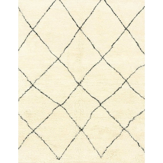 Ahgly Company Indoor Rectangle Abstract Vanilla Gold Solid Area Rugs, 3' x 5'