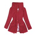 thumbnail image 4 of Vedolay Fall Clothes for Women Thick Kimono Long Sleeve Coat Loose Women Outerwear 2023 Red,3XL, 4 of 4