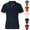 #021 Navy, variant on Felirenzacia Men’s Outdoor Sports Polo, Short Sleeve Quick Dry Breathable Active Color Block Shirt, Navy,M