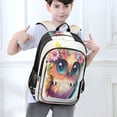 thumbnail image 6 of Backpack 12.9 *5.1 * 17.7 Inches Outing Backpack, Shopping Backpack, Travel Backpack Super Cool Owl, 6 of 7