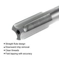 thumbnail image 3 of Unique Bargains M10 x 0.5 Left Hand High Speed Steel Machine 3 Straight Flutes Thread Tap, 3 of 6