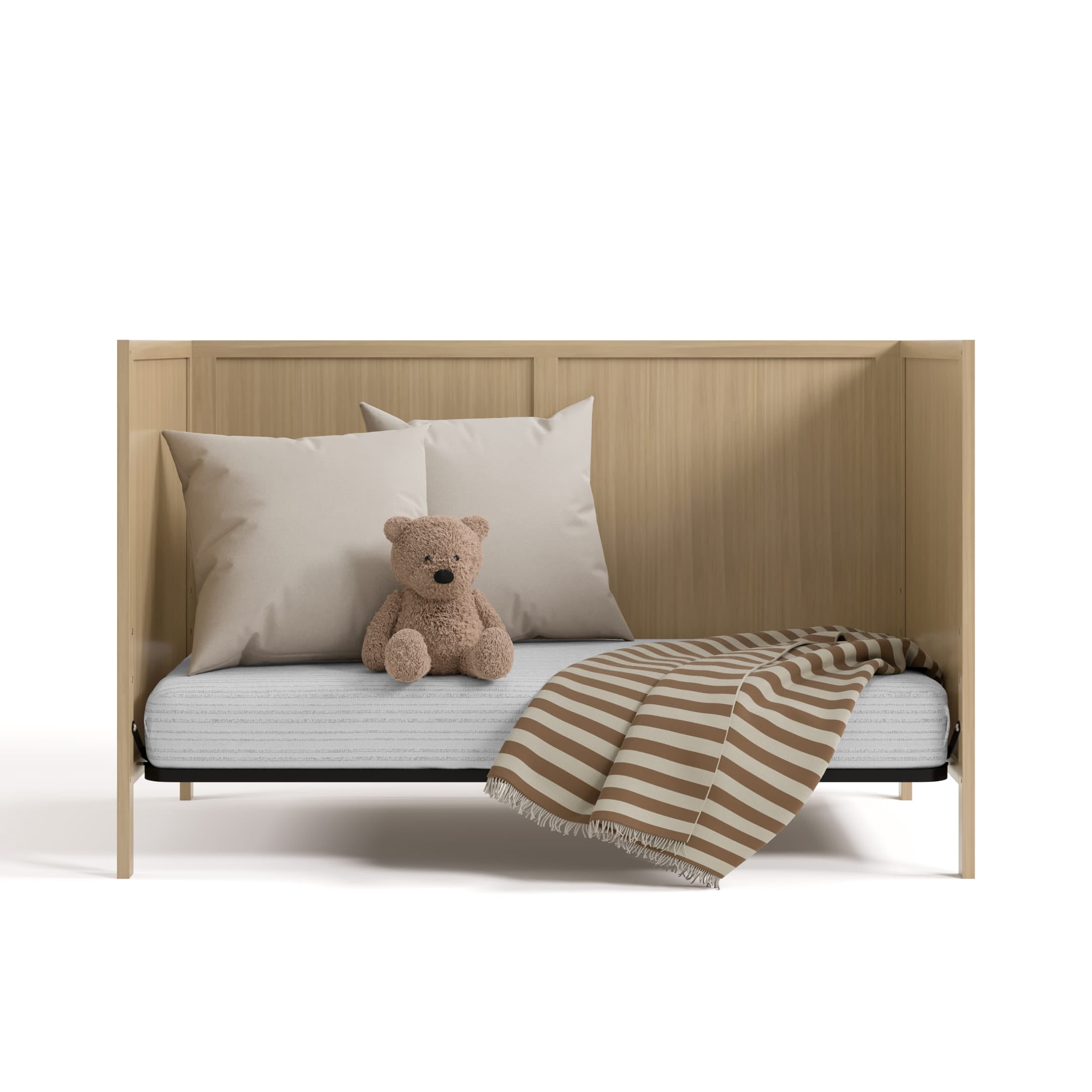Graco Theo 3-in-1 Convertible Baby Crib, Driftwood