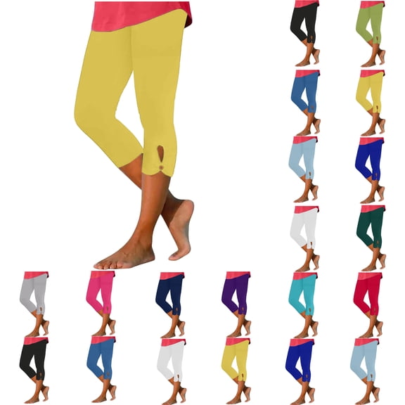 Jsaierl Capris for Women Casual Summer Fashion Lightweight Stretch Skimmer Pants Drawstring Capri Pant Plus Size Activewear