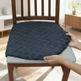 thumbnail image 3 of Hearth & Gear Jacquard Pattern Elastic Cover Solid Color Cushion Cover Protective Cover Durable Fashionable And Easy To Clean Removable Cover Couch Topper Cushion Outdoor Sofa Cushion Covers Coccyx, 3 of 4