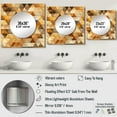 thumbnail image 4 of Designart "Rustic Triangular Patterns In Beige And Brown" 0 Square Mirror For Wall Decor - Large Beige Square Mirror Printed Wall Decor - Modern Square Living Room Mirror, 4 of 5