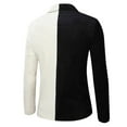 thumbnail image 3 of Vedolay Men Blazer Office Men Business Long Sleeve Solid Blazer Coats Beige,2XL, 3 of 4