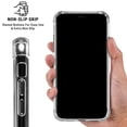 thumbnail image 4 of Skinit Guatemala Flag Distressed iPhone 16 Pro Max Clear Case, 4 of 4