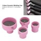 thumbnail image 3 of Taza de cerámica TIG taza de soldadura rosa con salida de gas estable 4 piezas de 16 mm para WP9 20 25 17 18 26 Anggrek Otros, 3 of 8