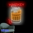 thumbnail image 2 of Handmadetneonsign Whiskey Sour Neon Sign, Whiskey Sour Cocktail Led Sign, Whiskey Glass Wall Art, Whiskey Bar Decor 81182, 2 of 5
