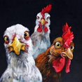 thumbnail image 3 of Cuadros Decorativos 5D DIY Diamond Painting Kits Full Square Drill Three Chickens Mosaic Crafts Tmvgtek embutido en tela, 3 of 8