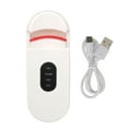 thumbnail image 2 of Heated Eyelash Curler, Rechargeable 3 Level Temperature Control Lash Curler, White, 2 of 6