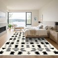 thumbnail image 3 of ODIKA 4'x6' Machine Washable Non-Slip Area Rug, Geometric Beige High Traffic Rug, Beige, 1076294, 3 of 7