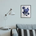 thumbnail image 2 of Stupell Industries Charming Blue Hydrangea Distressed Wood Pattern Design by JG Studios, 2 of 7