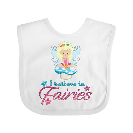 

Inktastic I Believe in Fairies Gift Baby Boy or Baby Girl Bib