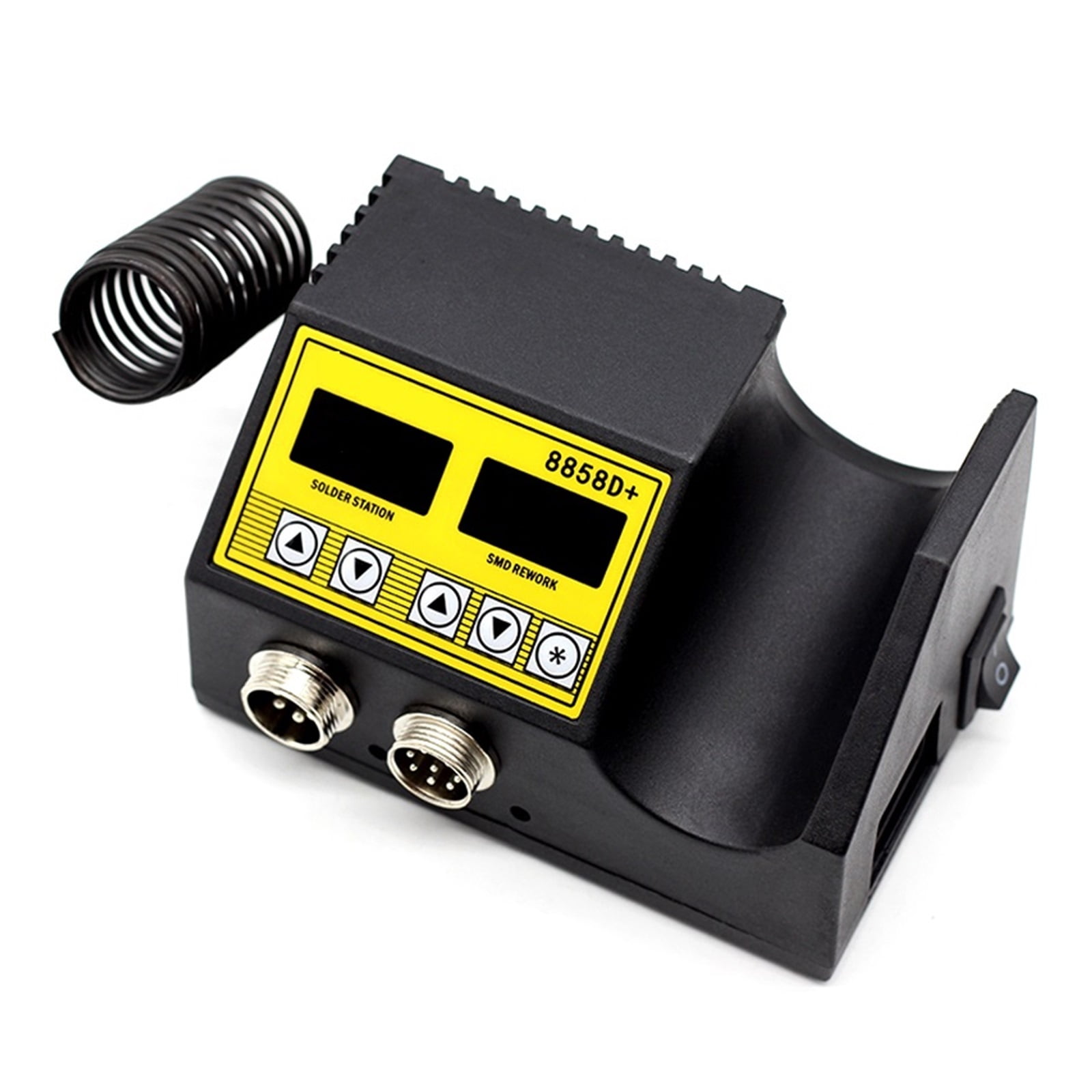 2 In 1 Soldering Station LCD Digital Display BGA Rework Hot Air Blower Heat Gun Hair Dryer Welding Repair Tools 8898 ,High Temperature Resistant