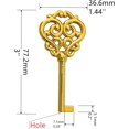 thumbnail image 2 of Haz·quls (KYF-1) Fancy Skeleton Key (1 Pcs), 2 of 2