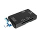 thumbnail image 1 of Lector de tarjetas SD 6 en 1 USB C - Plug & Play, compatible con Android/PC, ranuras Micro SD/SD, portátil, para transferencia de fotos/vídeos, 1 of 5
