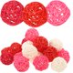 thumbnail image 1 of KAKOWELY 24 bolas redondas de ratán para decoración de mesa de boda., 1 of 5
