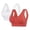 Watermelon Red#4, variant on Sleep Bra Wireless Comfort Overnight,Women Yoga Solid Sleeveless Cold Shoulder Casual Tanks Blouse Intimates Beige XXL
