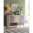 thumbnail image 4 of Furniture of America Marcy Mid-Century Multi-Storage Dining Server, White, 4 of 6