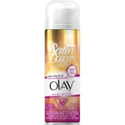 Gillette Satin Care with a Touch of Olay Sugarberry Scented Shave Gel, 7 oz