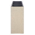 thumbnail image 3 of Safavieh Outdoor Collection 34" x 27" x 13" 3-Tire Beige Fabric Transitional Nature & Floral Plant Rack, 3 of 11