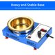 thumbnail image 4 of Equipo de calefacción Irfora 300W 220V 100mm 1200g Mini Olla de soldadura sin plomo Recubrimiento de titanio Olla de soldadura de acero inoxidable Baño de soldadura de temperatura compacta ajustable p Irfora Equipo de calefacción, 4 of 7