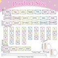 thumbnail image 2 of Set de tablones de anuncios TecUnite Pastel Calendar Girl 2025-2028, 2 of 7