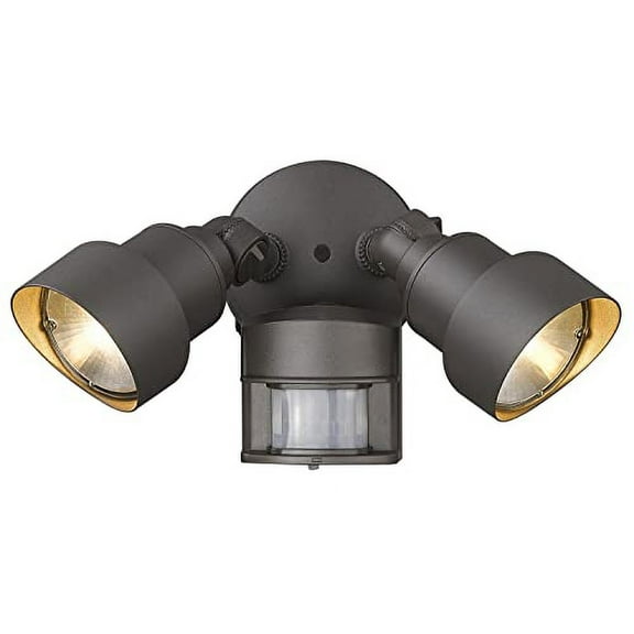 Acclaim LFL2ABZM Motion Activated LED FloodLights Collection 2-Light Outdoor Light Fixture, Architectural Bronze