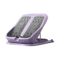 thumbnail image 1 of Graflsoa Planche d'Étirement de Jambe Pliable avec Plateforme Inclinable Réglable à 9 Niveaux, Violet/rose, Capacité de 500kg, Design Compact, 1 of 7