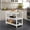 White, variant on Yaheetech Kitchen Island Cart with Storage & Drawer on Wheels, White