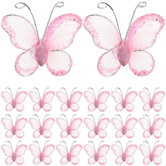 WORGEOUS 100 Pcs Colorful Paper Decoration Butterfly Wedding