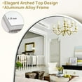 thumbnail image 5 of Lumora 71"x 26.2" Arched Full Length Mirror Floor Mirror Wall Mounted, Silver, 5 of 5