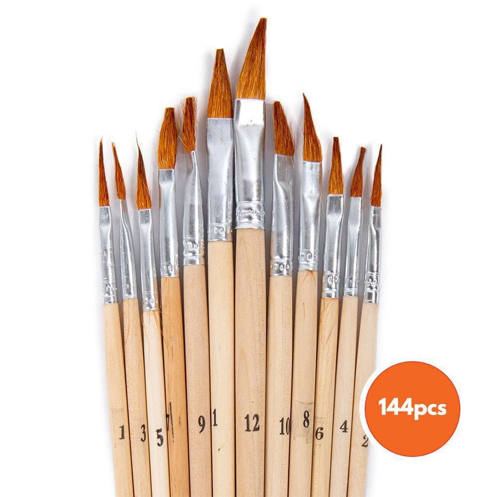 Time 4 Crafts 12-Piece Assorted Artist Paint Brushes
