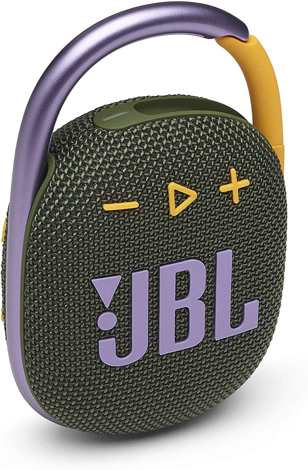 Green JBL Clip 4 Waterproof Portable Bluetooth Speaker with up to 10 Hours of Battery