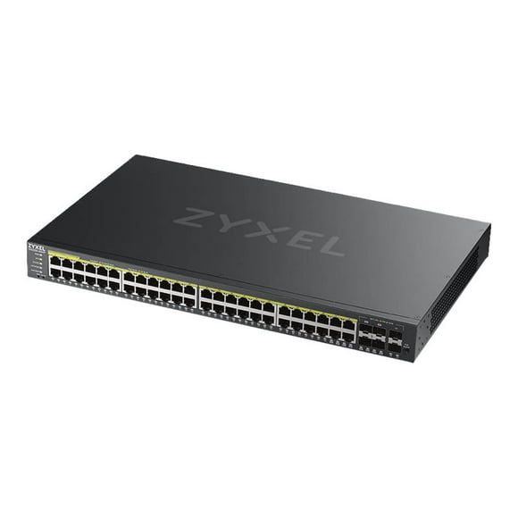 Zyxel GS2220-50HP - Switch - managed - 44 x 10/100/1000 (PoE+) + 4 x combo Gigabit SFP + 2 x Gigabit SFP - rack-mountable - PoE+ (375 W)