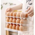thumbnail image 4 of 3 Layer Egg Holder for Refrigerator, Large Capacity Egg Tray 30 Grid, 4 of 5