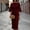 Wine Red, variant on Morttic Women's Elegant Boat Neck Midi Pencil Dress – Flare Sleeve Slim Bodycon Office Formal Wedding Dress Apricot,S