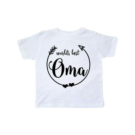 

Inktastic World s Best Oma Gift Toddler Toddler Girl T-Shirt