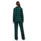 thumbnail image 4 of Conjunto de pijamas navideños a juego para toda la familia: camisa de manga larga a cuadros y pantalón con cintura elástica., 4 of 10