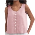 thumbnail image 2 of Razzly Women Training Performer Top 2 Lane Top Crop Top Set 3x Tops for Women 3xl Fashion Women Dresses Athletic Womens Tops 3x Sleeveless Sleep Shorts Women Camisole Women Loose Lazy(Pink,2XL), 2 of 5